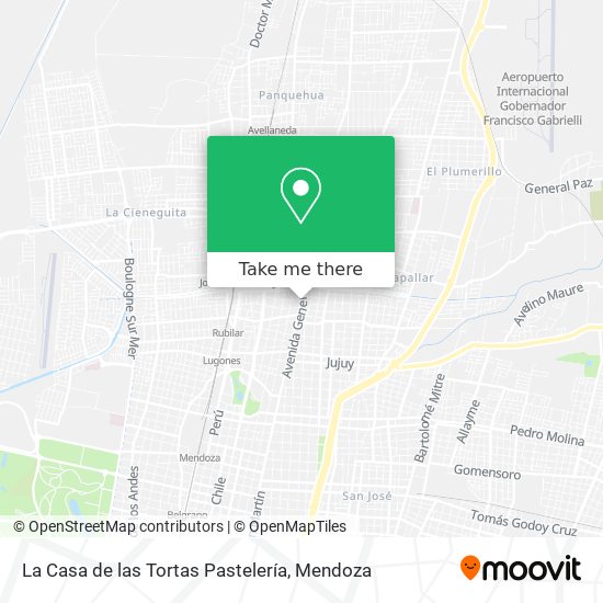 La Casa de las Tortas Pastelería map