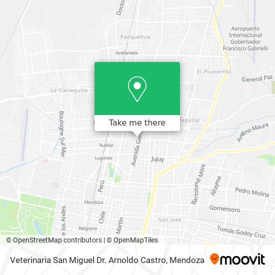 Veterinaria San Miguel Dr. Arnoldo Castro map