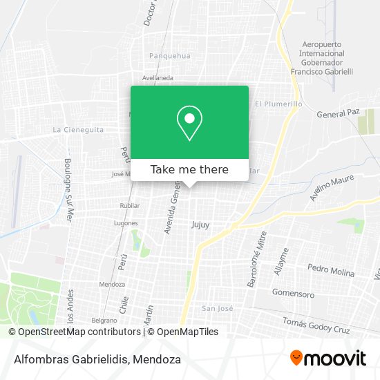 Mapa de Alfombras Gabrielidis