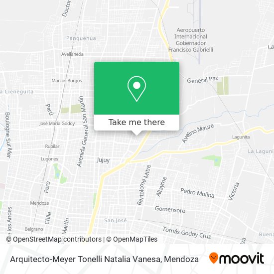 Mapa de Arquitecto-Meyer Tonelli Natalia Vanesa