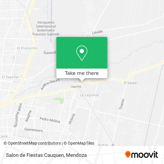 Salon de Fiestas Cauquen map