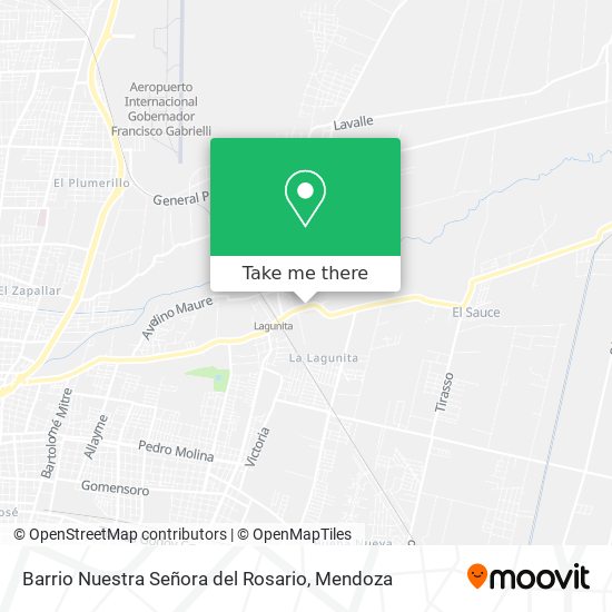 Barrio Nuestra Señora del Rosario map