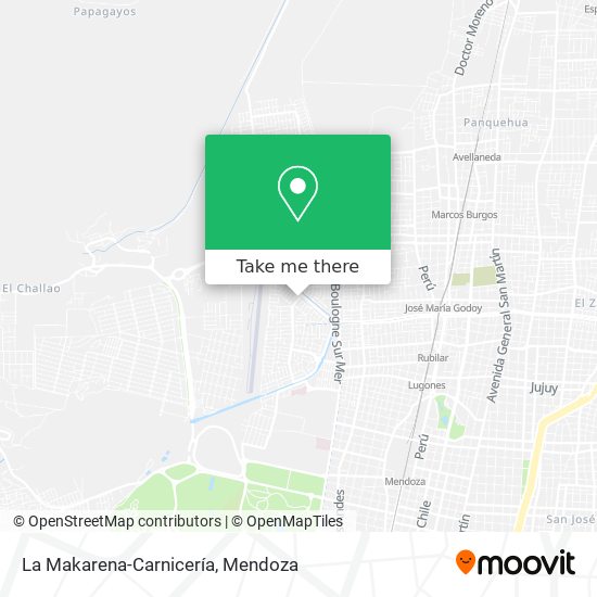 La Makarena-Carnicería map