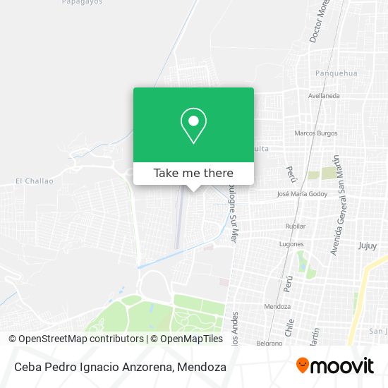 Ceba Pedro Ignacio Anzorena map