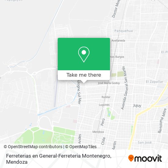 Mapa de Ferreterias en General-Ferreteria Montenegro