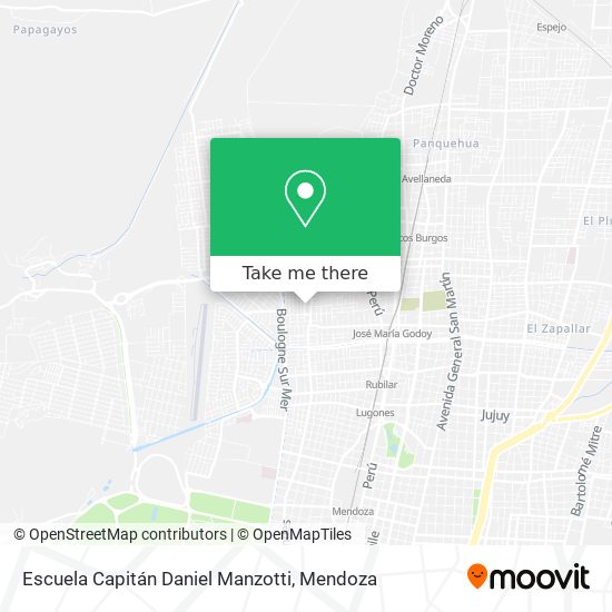 Escuela Capitán Daniel Manzotti map