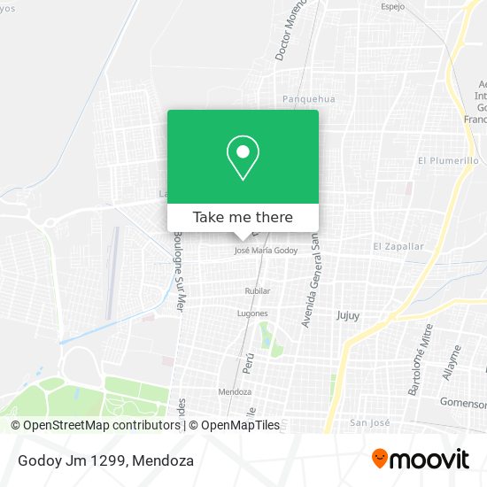 Godoy Jm 1299 map