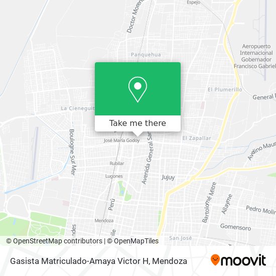 Gasista Matriculado-Amaya Victor H map