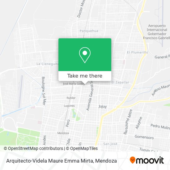 Arquitecto-Videla Maure Emma Mirta map