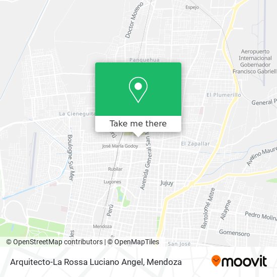 Mapa de Arquitecto-La Rossa Luciano Angel