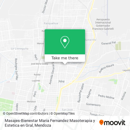 Masajes-Bienestar Maria Fernandez Masoterapia y Estetica en Gral map