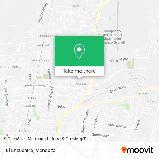 Mapa de El Encuentro