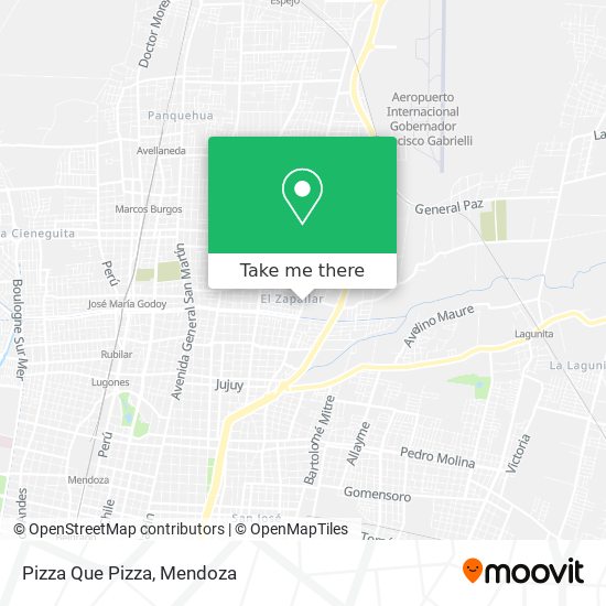 Mapa de Pizza Que Pizza