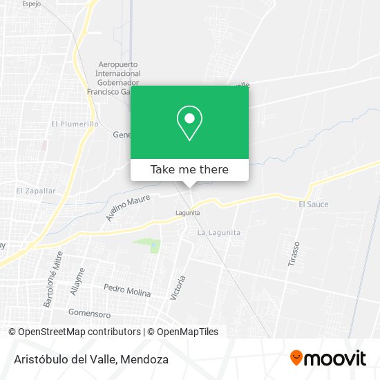 Aristóbulo del Valle map