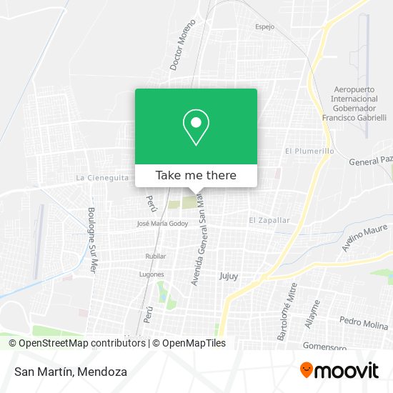 Mapa de San Martín