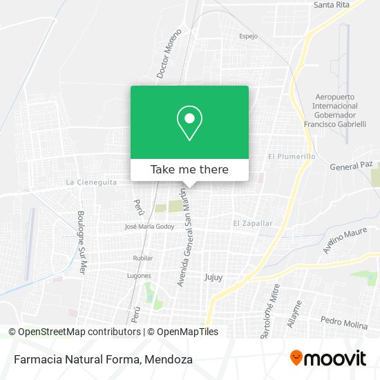 Mapa de Farmacia Natural Forma