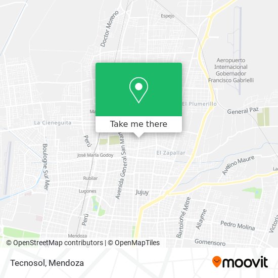 Tecnosol map