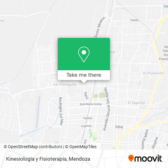 Mapa de Kinesiología y Fisioterapía
