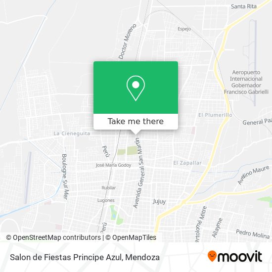 Salon de Fiestas Principe Azul map