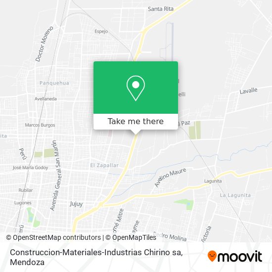Construccion-Materiales-Industrias Chirino sa map