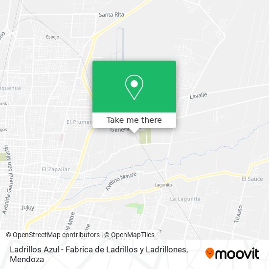 Ladrillos Azul - Fabrica de Ladrillos y Ladrillones map