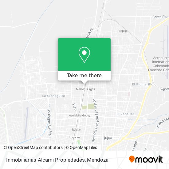 Mapa de Inmobiliarias-Alcami Propiedades