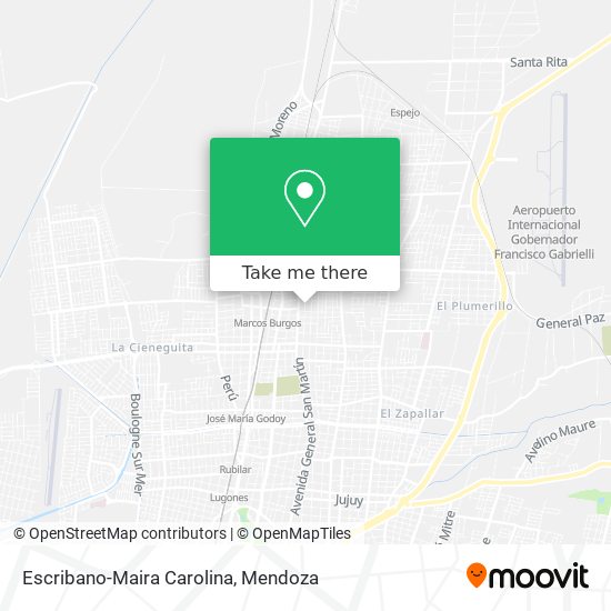 Escribano-Maira Carolina map