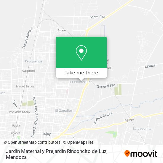 Mapa de Jardin Maternal y Prejardin Rinconcito de Luz
