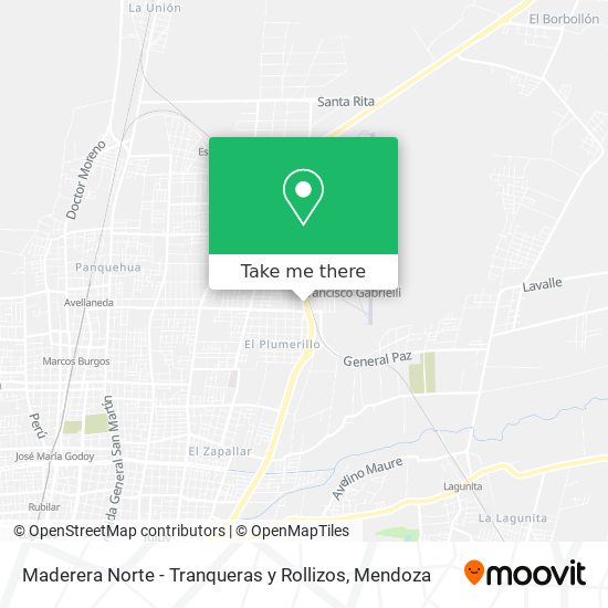 Mapa de Maderera Norte - Tranqueras y Rollizos