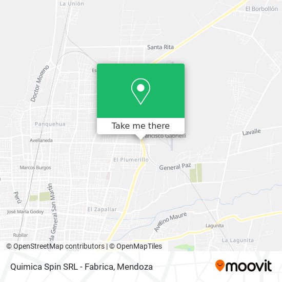 Quimica Spin SRL - Fabrica map