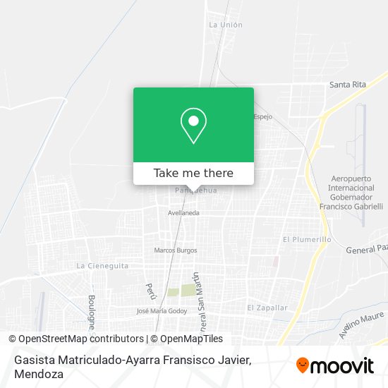 Gasista Matriculado-Ayarra Fransisco Javier map