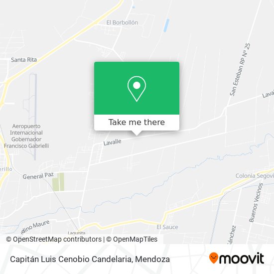 Capitán Luis Cenobio Candelaria map