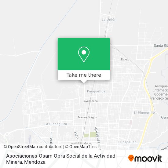 Mapa de Asociaciones-Osam Obra Social de la Actividad Minera