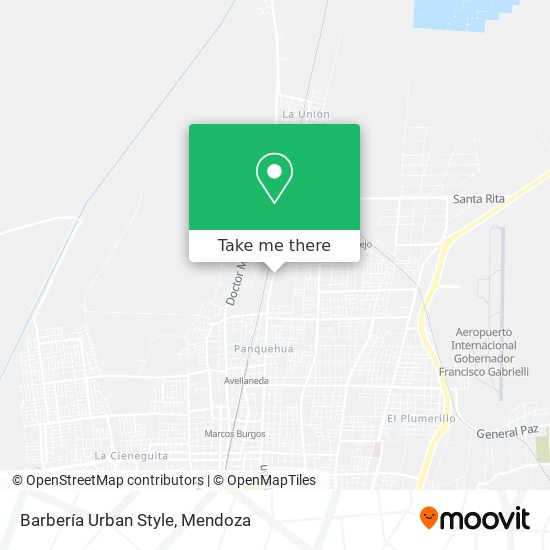 Barbería Urban Style map