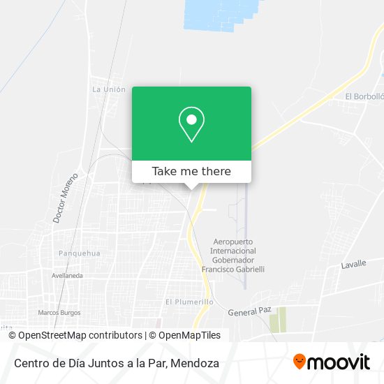 Mapa de Centro de Día Juntos a la Par