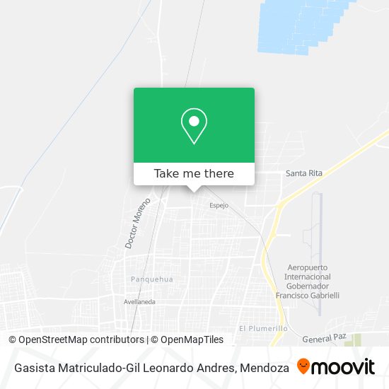 Gasista Matriculado-Gil Leonardo Andres map