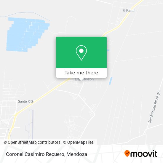Coronel Casimiro Recuero map