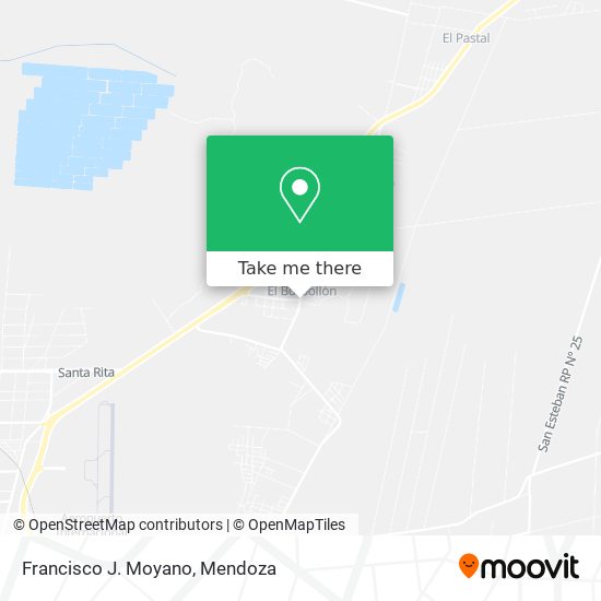 Mapa de Francisco J. Moyano