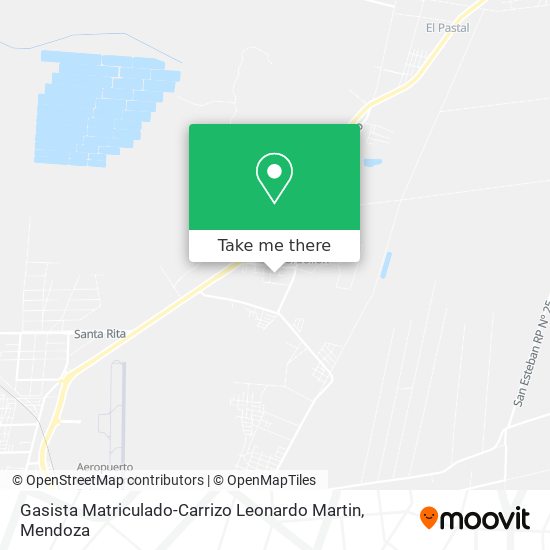 Gasista Matriculado-Carrizo Leonardo Martin map