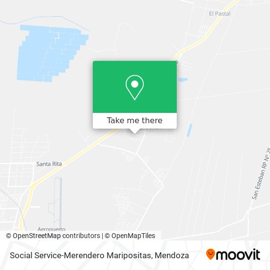 Mapa de Social Service-Merendero Maripositas