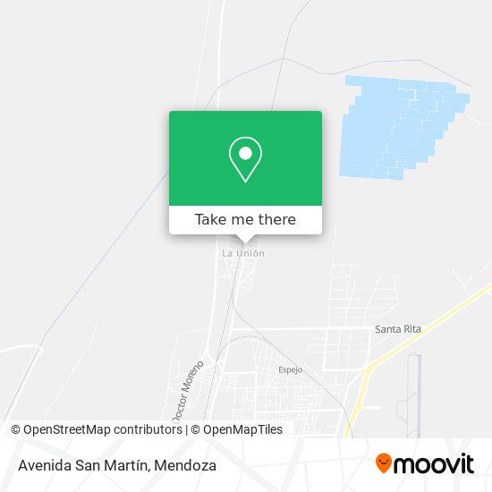 Mapa de Avenida San Martín