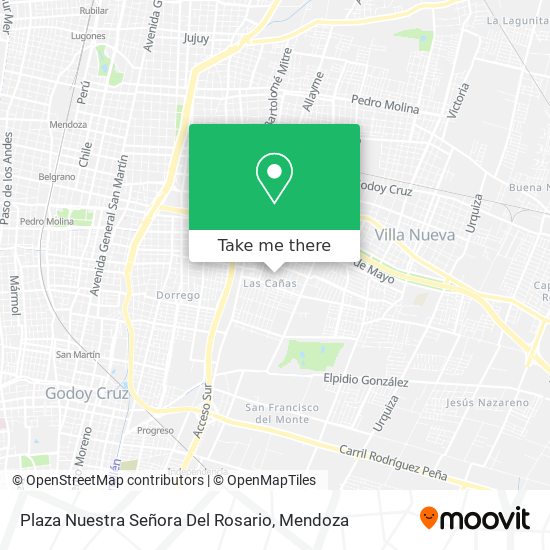 Plaza Nuestra Señora Del Rosario map