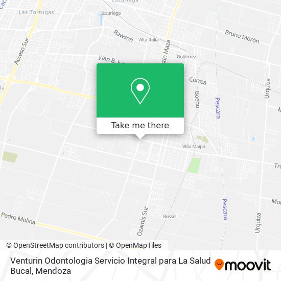 Mapa de Venturin Odontologia Servicio Integral para La Salud Bucal