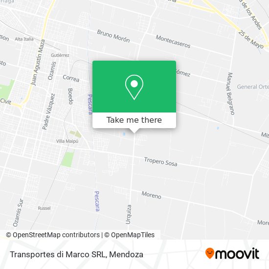 Mapa de Transportes di Marco SRL