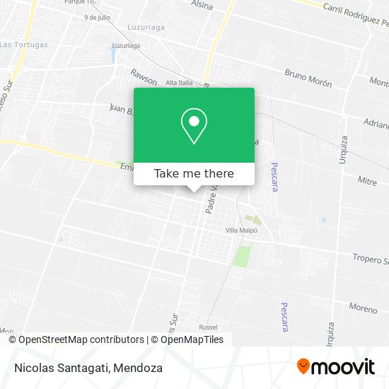Mapa de Nicolas Santagati