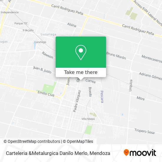 Carteleria &Metalurgica Danilo Merlo map