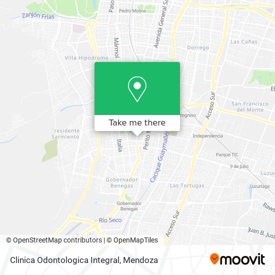 Clinica Odontologica Integral map