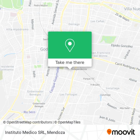 Mapa de Instituto Medico SRL