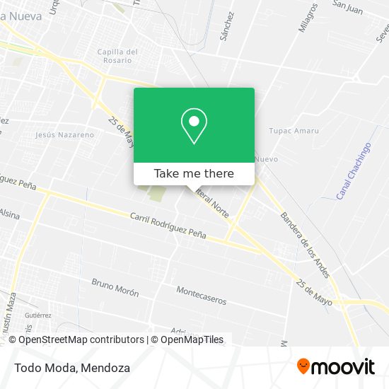 Todo Moda map