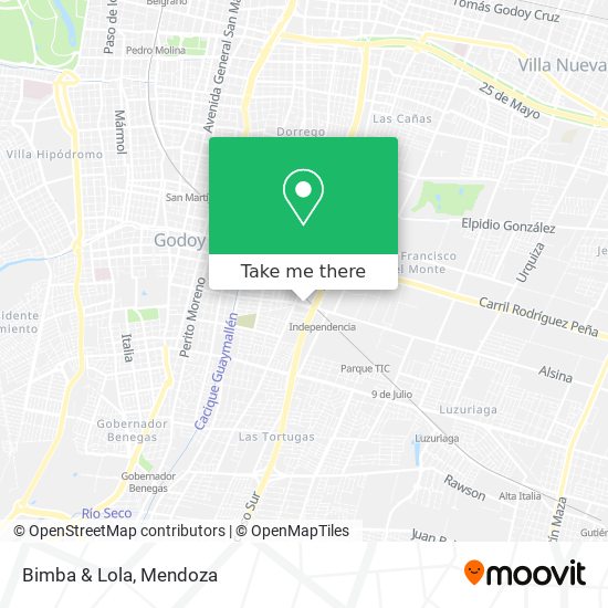 Bimba & Lola map